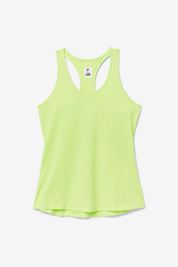 Camisetas Sin Mangas Fila Mujer Verde Claro - Essentials Racerback Tennis - España 360521XDS